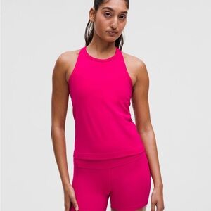 NWT Lululemon Align Waist-Length Racerback Tank Top Passionate Color
